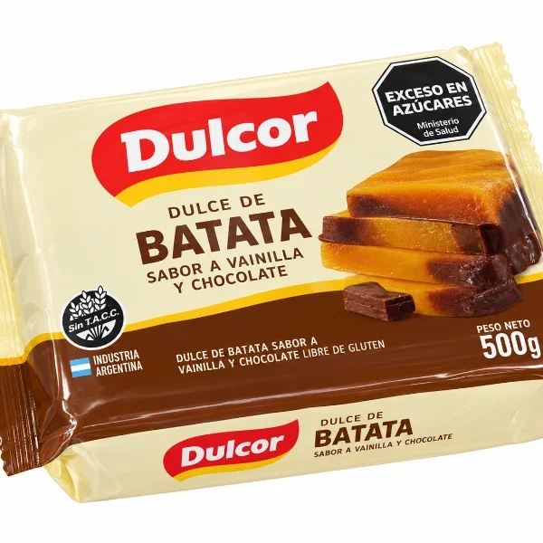 DULCE DE BATATA CON CHOCOLATE "DULCOR" X500G